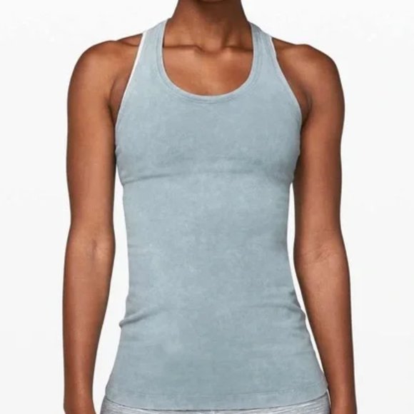 lululemon athletica Tops - Lululemon Cool Racerback II Tank Dye Washed Chambray XS-S (4?)